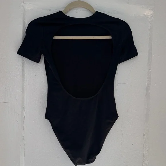 Balenciaga Midnight Black Short Sleeve Bodysuit - Picture 2 of 4